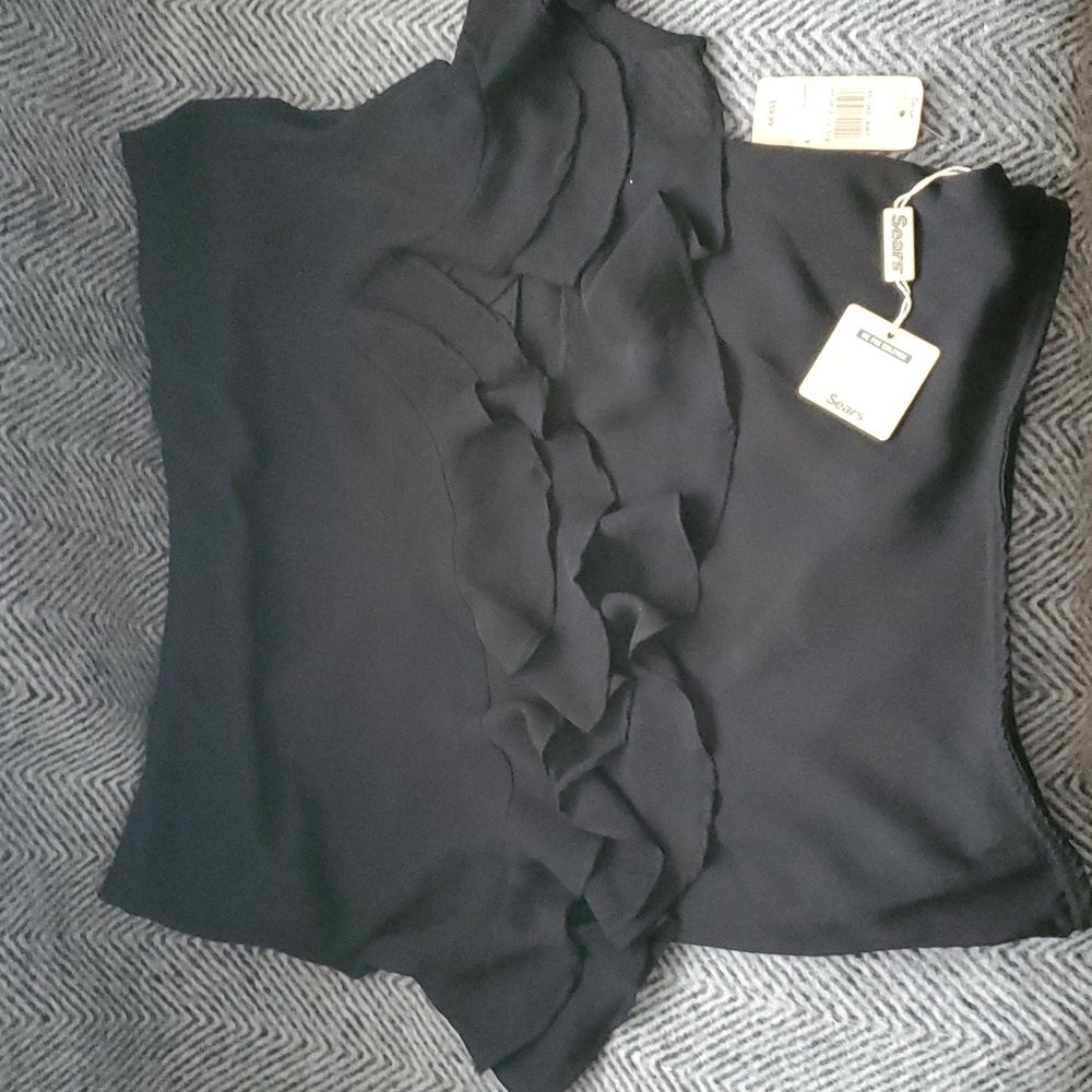 Deadstock NWT VTG Sears Maxi Ruffle Hem Skirt